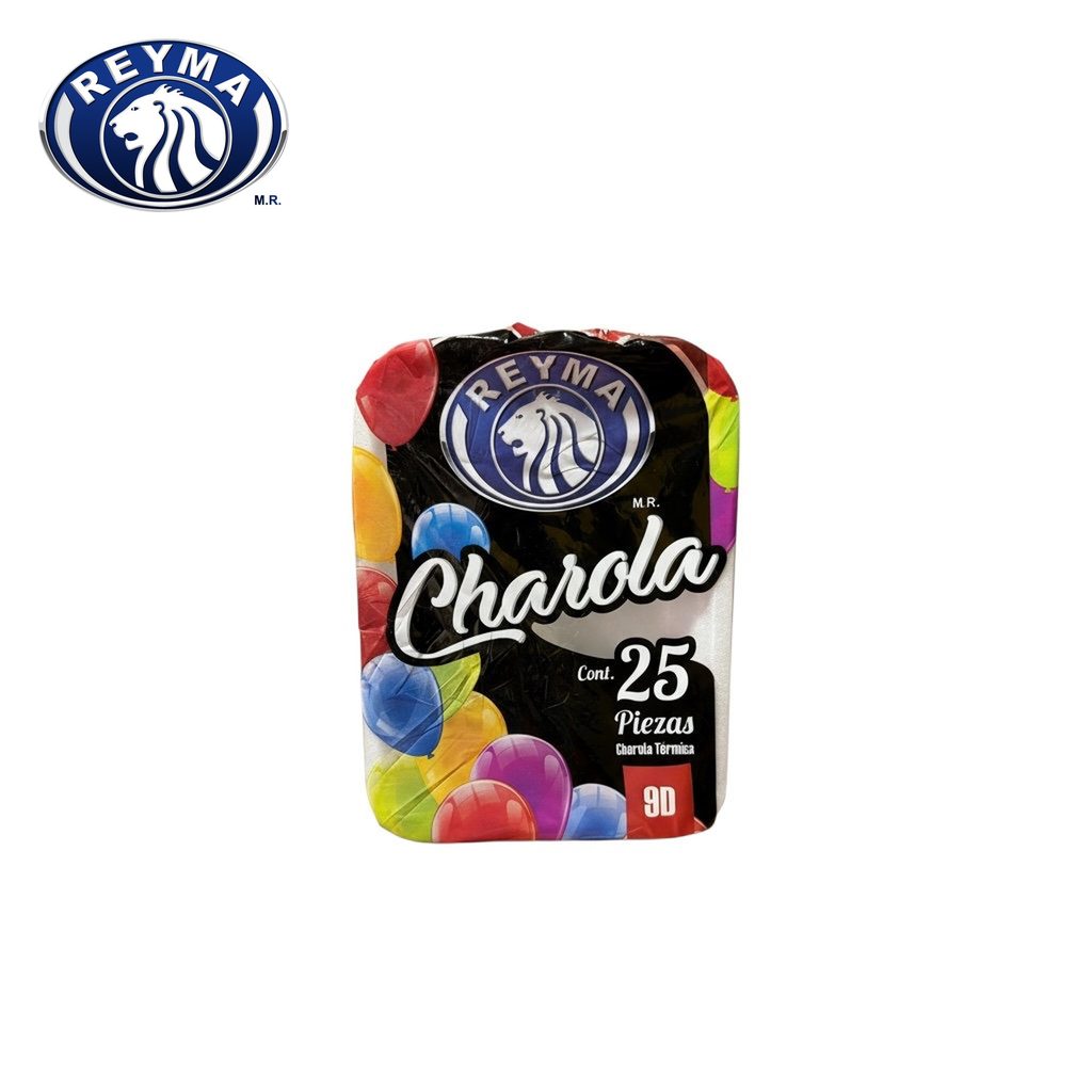 CHAROLA UNICEL 9D REYMA 25PZ | Materias Primas El Rey